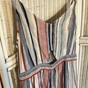 American Eagle striped romper